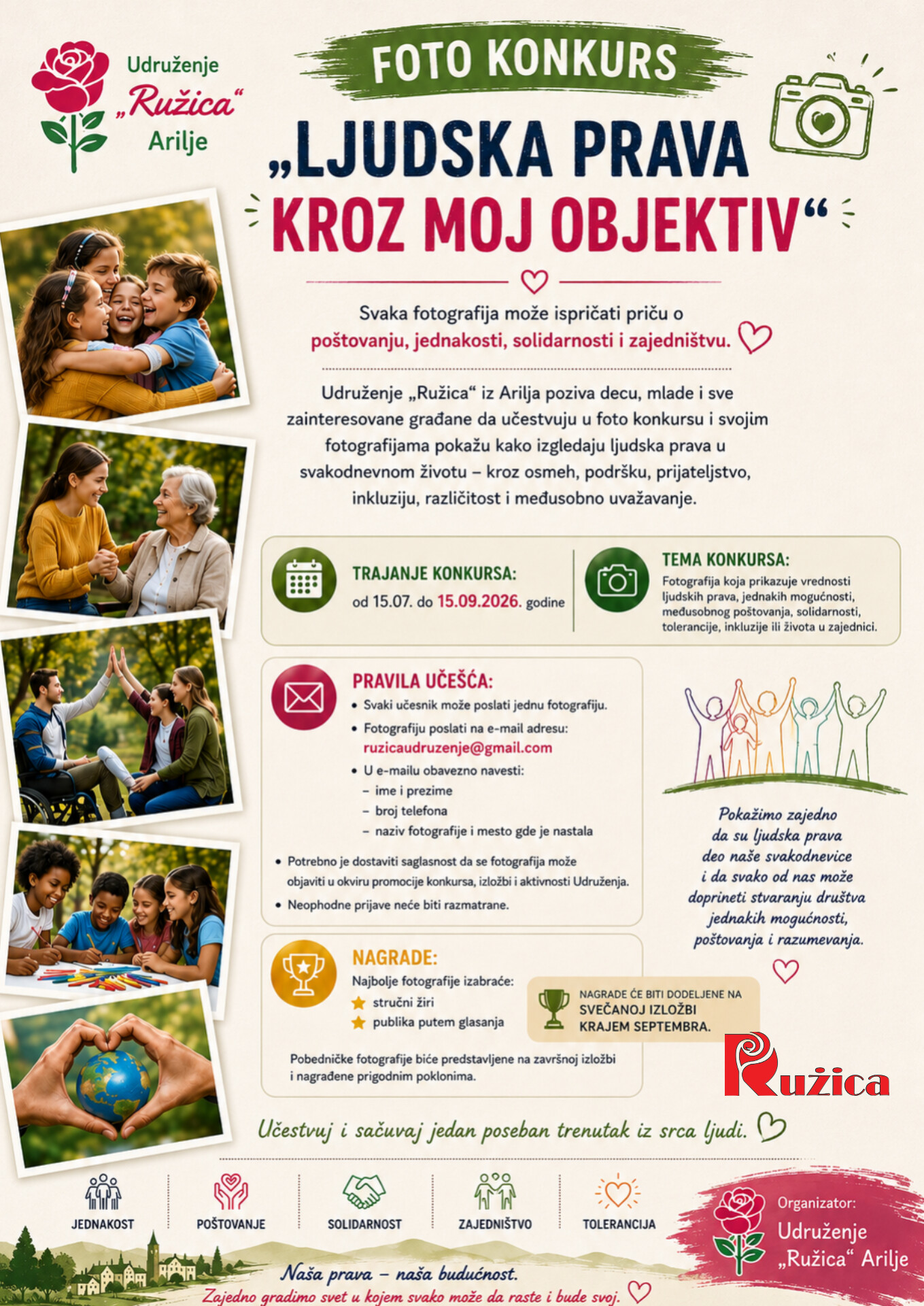 FOTO KONKURS „Ljudska prava kroz moj objektiv“